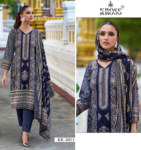 KROSS KULTURE KK 2011 COTTON PAKISTANI SUITS