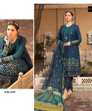 KYNAH 2187 PAKISTANI COTTON SUITS