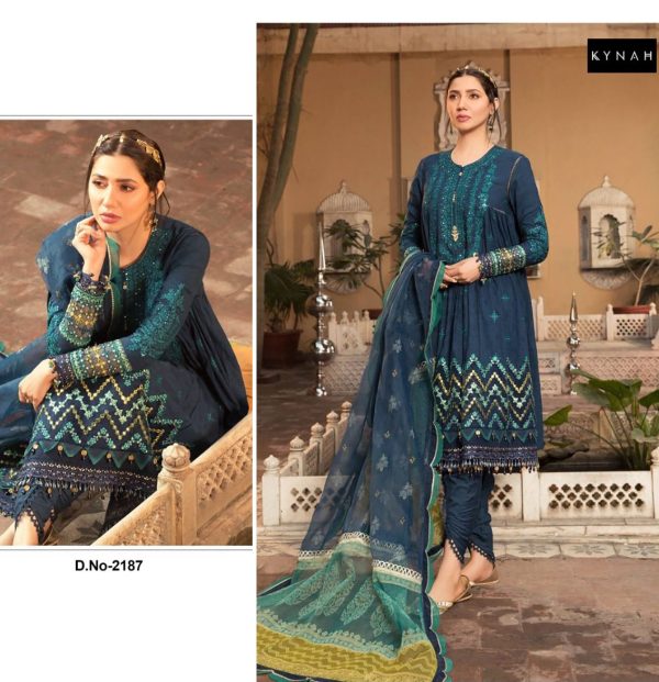 KYNAH 2187 PAKISTANI COTTON SUITS