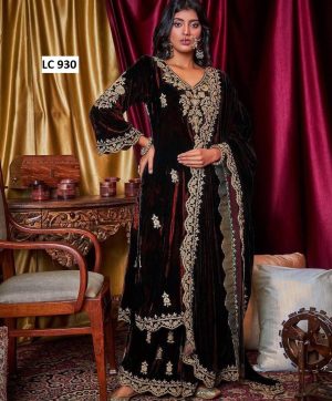 LC 930 C DESIGNER VELVET SALWAR SUITS