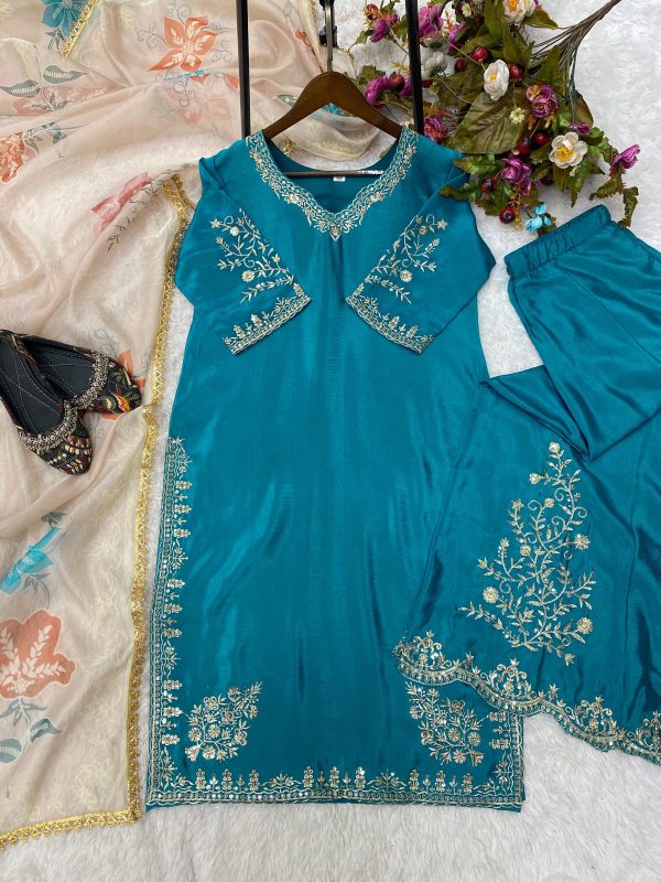 LG 1872 BLUE DESIGNER SALWAR KAMEEZ