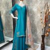 LG 1872 BLUE DESIGNER SALWAR KAMEEZ