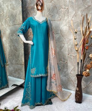 LG 1872 BLUE DESIGNER SALWAR KAMEEZ