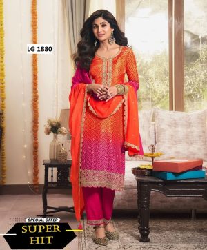 LG 1880 A DESIGNER SALWAR SUITS WHOLESALE