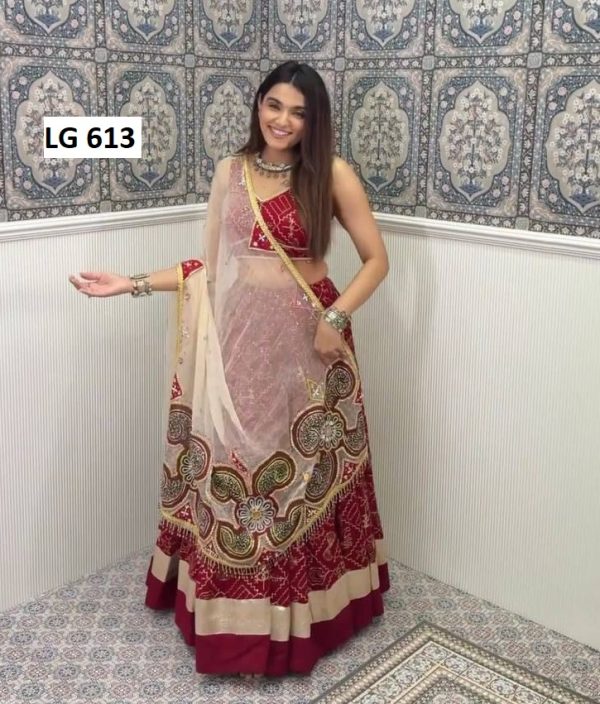 LG 613 A DESIGNER LEHENGA CHOLI WHOLESALE