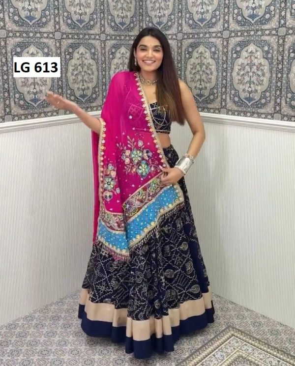 LG 613 B DESIGNER LEHENGA CHOLI WHOLESALE