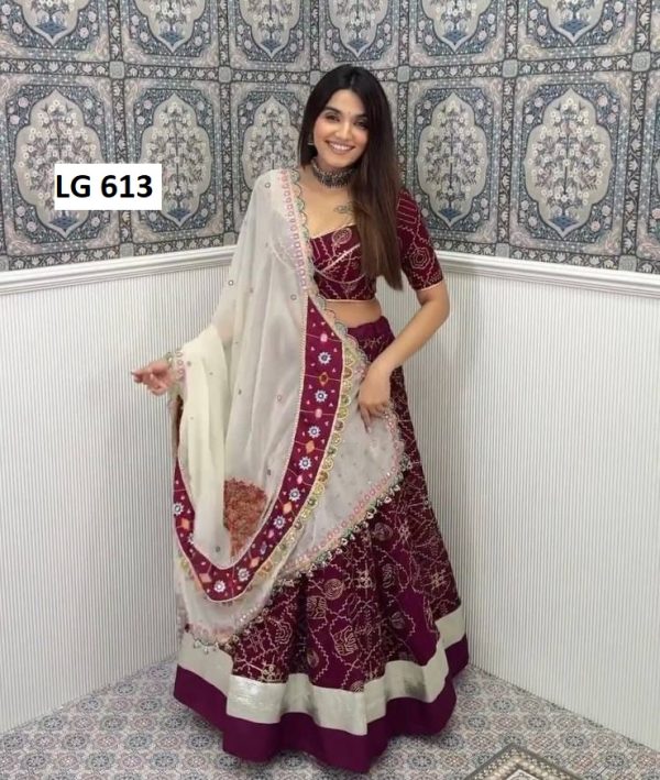 LG 613 C DESIGNER LEHENGA CHOLI WHOLESALE