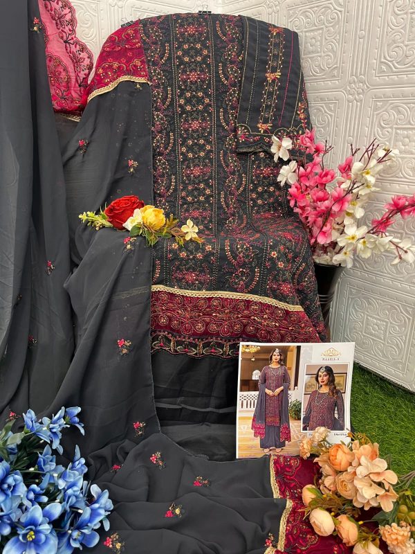 MAARIA A 1075 A PAKISTANI SUITS WHOLESALE