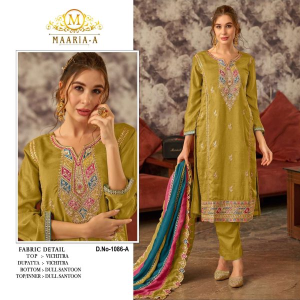 MAARIA A 1086 A SALWAR SUITS WHOLESALE