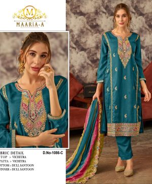 MAARIA A 1086 C SALWAR SUITS WHOLESALE