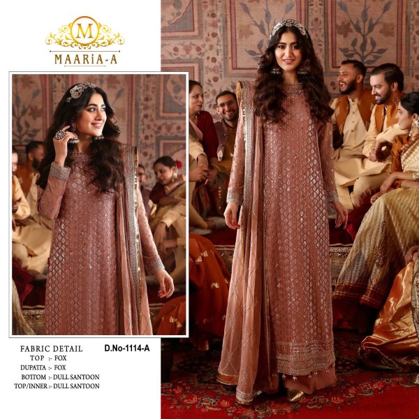 MAARIA A 1114 A PAKISTANI SUITS IN INDIA