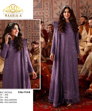 MAARIA A 1114 B PAKISTANI SUITS IN INDIA