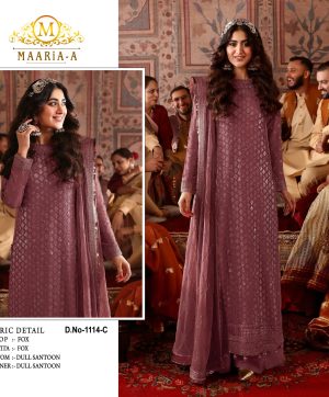 MAARIA A 1114 C PAKISTANI SUITS IN INDIA