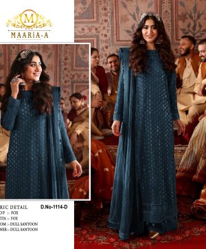 MAARIA A 1114 D PAKISTANI SUITS IN INDIA