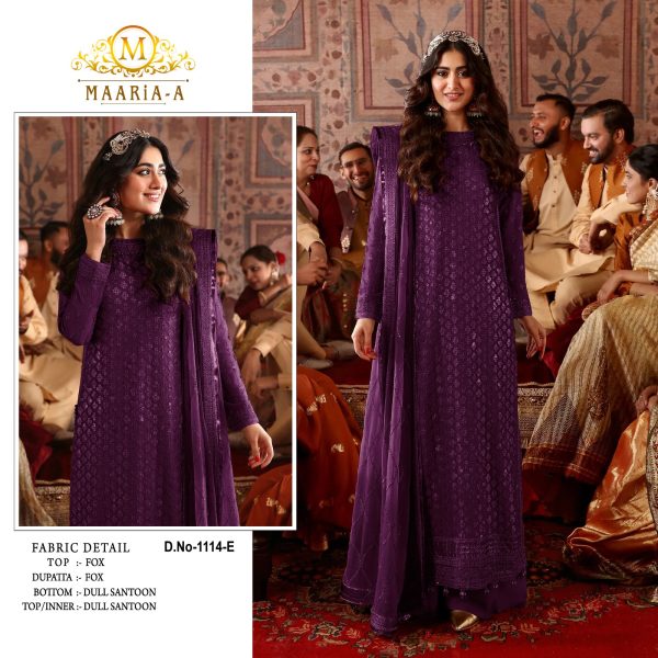 MAARIA A 1114 E PAKISTANI SUITS IN INDIA