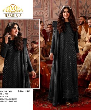 MAARIA A 1114 F PAKISTANI SUITS IN INDIA