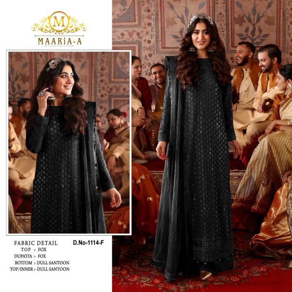 MAARIA A 1114 F PAKISTANI SUITS IN INDIA