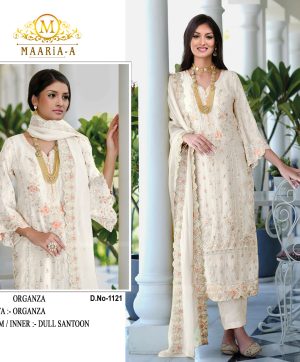 MAARIA A 1121 PAKISTANI SALWAR SUITS