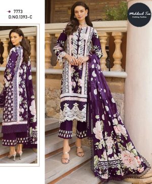 MEHBOOB TEX 1393 C PAKISTANI COTTON SUITS