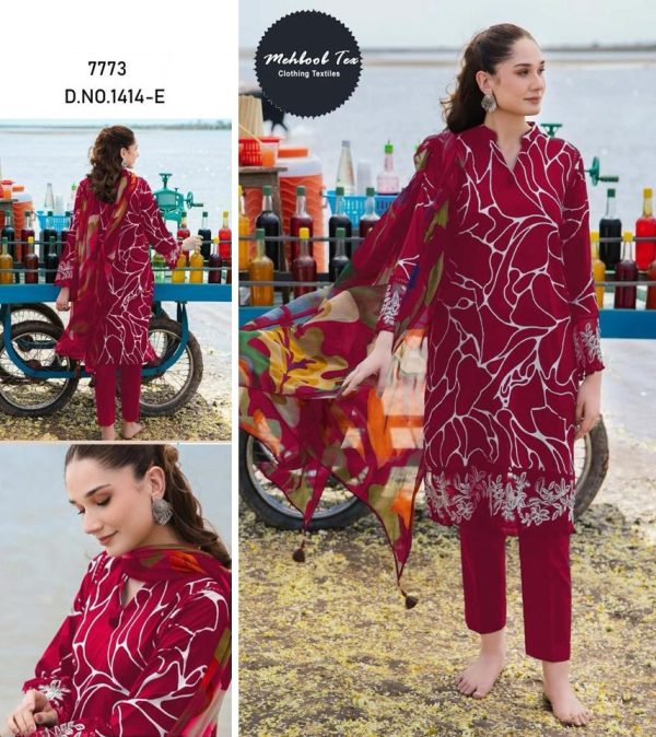 MEHBOOB TEX 1414 E PAKISTANI SALWAR SUITS