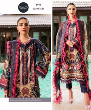 MEHBOOB TEX 1424 A FIRDOUS NEEDLE VOL 28 SUITS