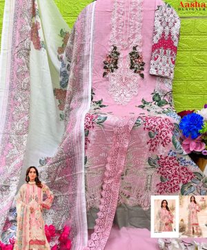 AASHA DESIGNER 1068 C PINK SALWAR KAMEEZ