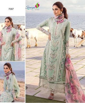 SANIYA TRENDZ 7097 SALWAR SUITS WHOLESALE