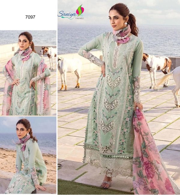 SANIYA TRENDZ 7097 SALWAR SUITS WHOLESALE