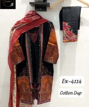 SAPPHIRE EX 4114 WITH COTTON DUPATTA