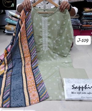 SAPPHIRE J 109 READYMADE LAWN SUITS