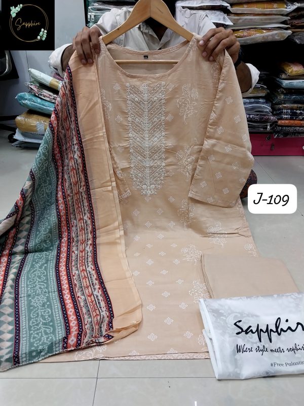 SAPPHIRE J 109 READYMADE LAWN SUITS