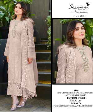 SERINE S 298 C PAKISTANI SUITS IN INDIA