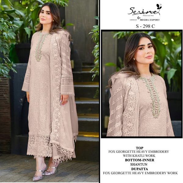 SERINE S 298 C PAKISTANI SUITS IN INDIA