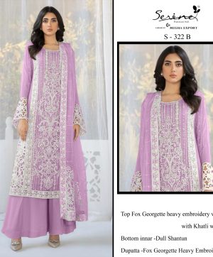 SERINE S 322 B PAKISTANI SUITS WHOLESALE