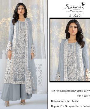 SERINE S 322 C PAKISTANI SUITS WHOLESALE