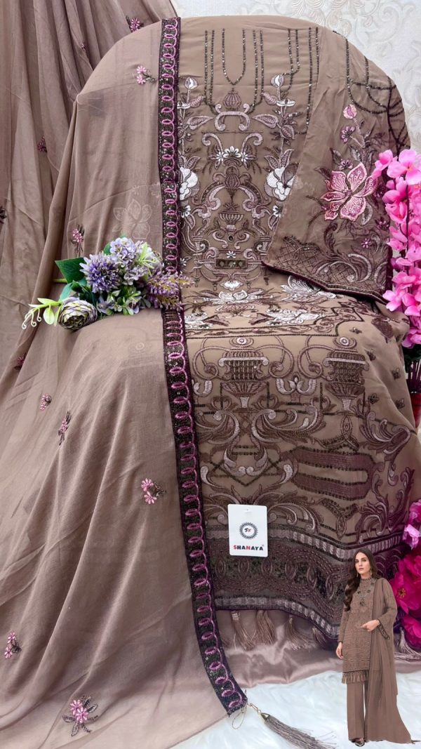 SHANAYA FASHION 15004 C ROSE SAFEERA SUITS