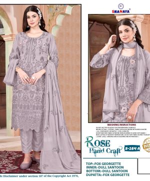 SHANAYA FASHION S 164 A ROSE PAKISTANI SUITS