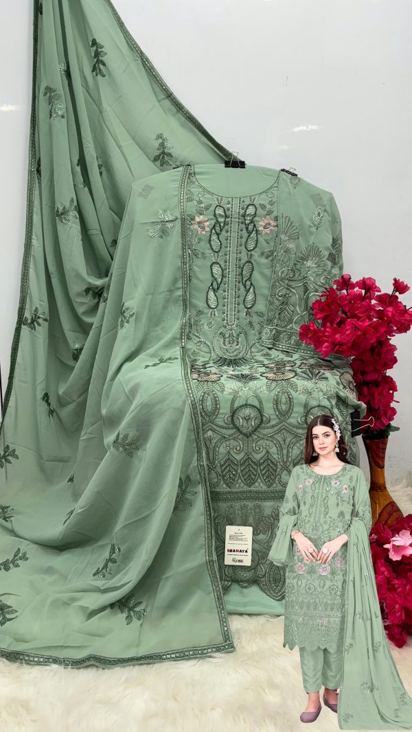 SHANAYA FASHION S 164 D ROSE PAKISTANI SUITS