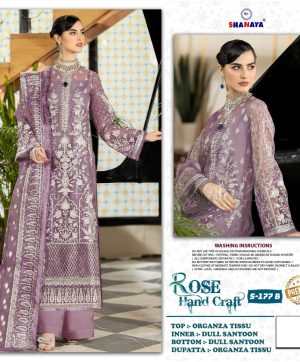 SHANAYA FASHION S 177 B ROSE PAKISTANI SUITS