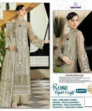 SHANAYA FASHION S 177 C ROSE PAKISTANI SUITS