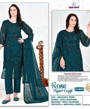 SHANAYA FASHION S 180 D ROSE PAKISTANI SUITS