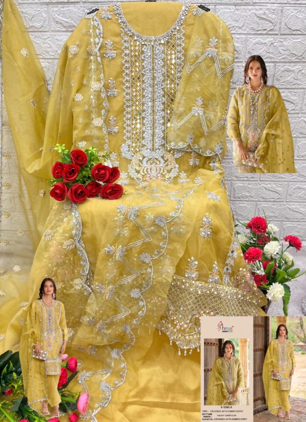 SHREE FABS 5080 ORGANZA SALWAR KAMEEZ