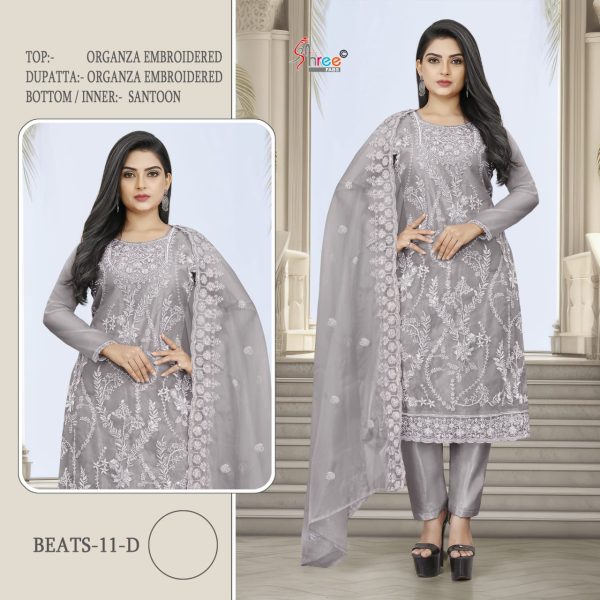 SHREE FABS BEATS 11 D PAKISTANI SUITS IN INDIA