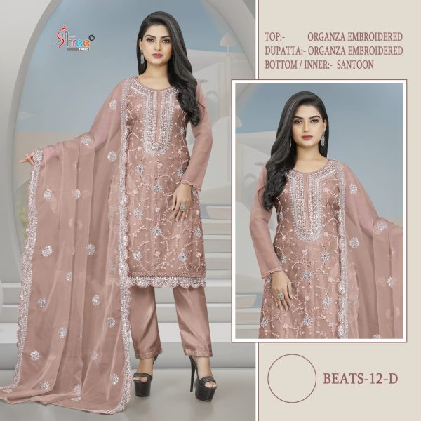 SHREE FABS BEATS 12 D PAKISTANI SUITS WHOLESALE