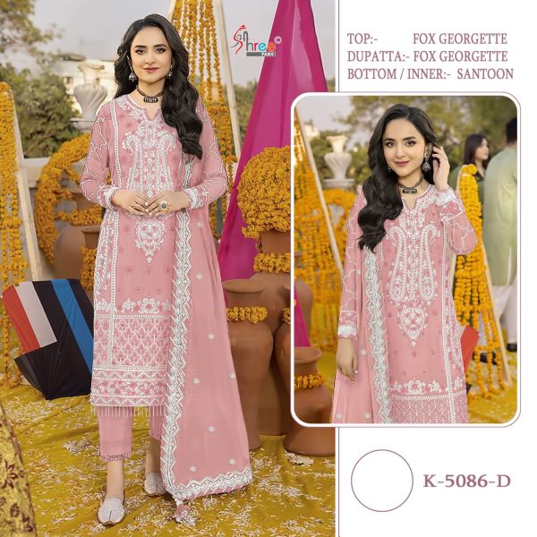 SHREE FABS K 5086 D PAKISTANI SALWAR SUITS