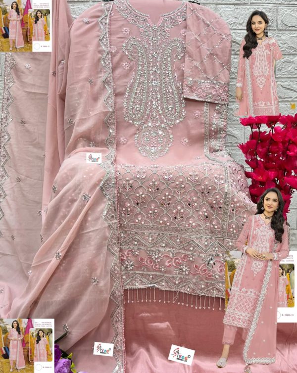 SHREE FABS K 5086 D PAKISTANI SALWAR SUITS