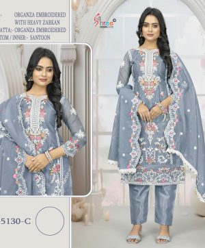 SHREE FABS S 5130 C PAKISTANI SUITS IN INDIA