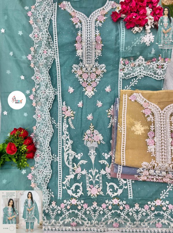 SHREE FABS S 5130 PAKISTANI SUITS IN INDIA