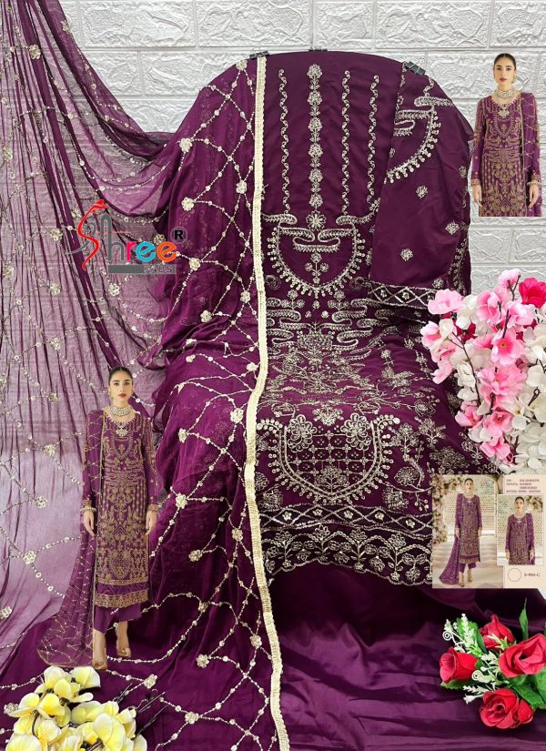 SHREE FABS S 934 C PAKISTANI SUITS WHOLESALE