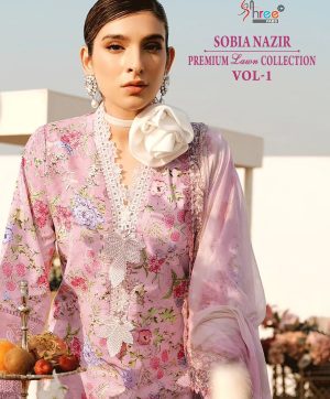 SHREE FABS SOBIA NAZIR VOL 1 PREMIUM LAWN COLLECTION